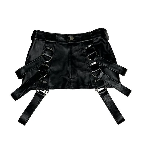 THEREDTHREAD S ring balloon skirt黒 THEREDTHREAD / ザレッドスレッド】S ring balloon skirt